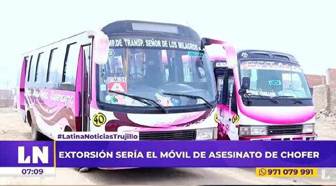 Trujillo: dos choferes de la misma empresa asesinados por delincuentes