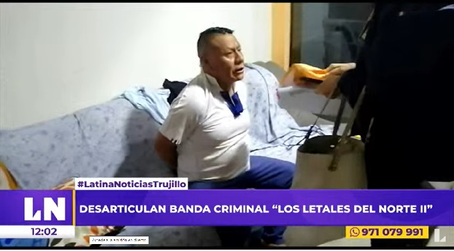 La Libertad: desarticulan organización criminal 'Los letales del norte II’