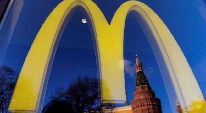 McDonald's saldrá de Rusia después de 30 años