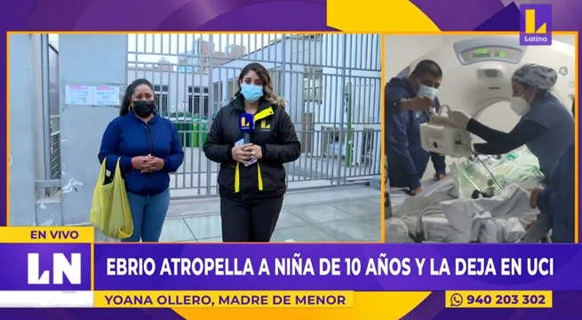 Sujeto en estado de ebriedad atropella a niña de 10 años y la deja en UCI