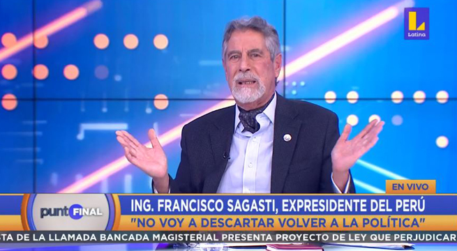 Francisco Sagasti sobre gestión de Pedro Castillo: Lo que queda es un recorte de mandato