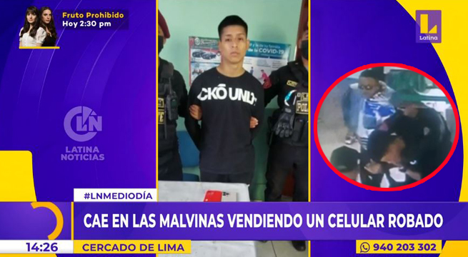 Cae hampón en Las Malvinas cuando pretendía vender un celular robado