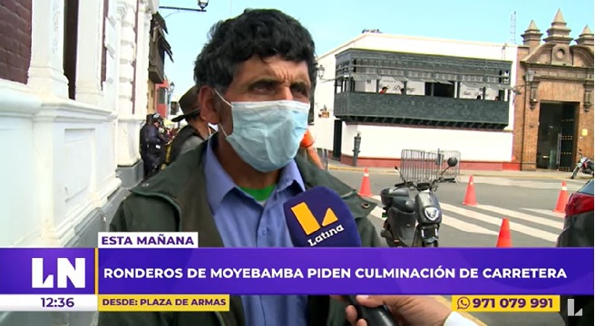 Ronderos pidieron al MTC culminación de carretera Shorey - Santiago de Chuco