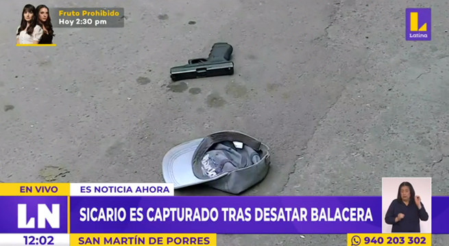 San Martín de Porres: sicario fue capturado tras balear a mototaxista