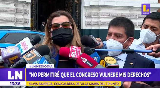 Silvia Barrera cuestiona labor de la Comisión de Fiscalización: “Solamente hacen un show político
