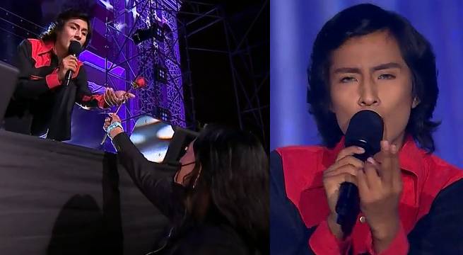 Imitador de Camilo Sesto cantó “Perdóname” este martes