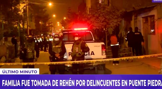 Familia fue tomada de rehén en Puente Piedra