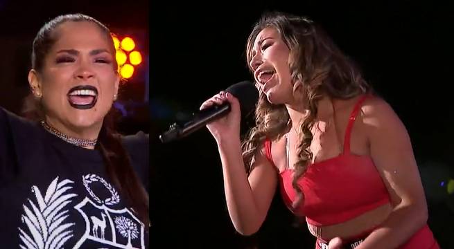 Imitadora de Anna Carina se lució con “Dime si esto es amor”
