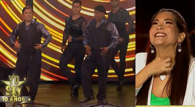 Imitadores del Grupo Niche cantaron “Sin sentimiento” este sábado