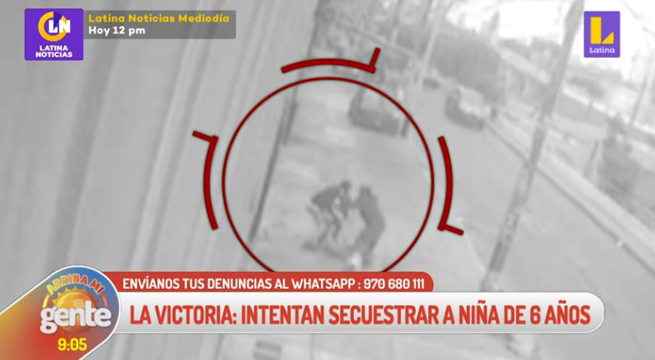 La Victoria: sujeto intenta secuestrar a niña que paseaba con su padre y mascotas