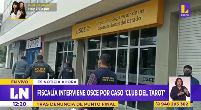 Fiscalía realiza diligencias en oficinas de OSCE tras denuncia de espionaje cibernético