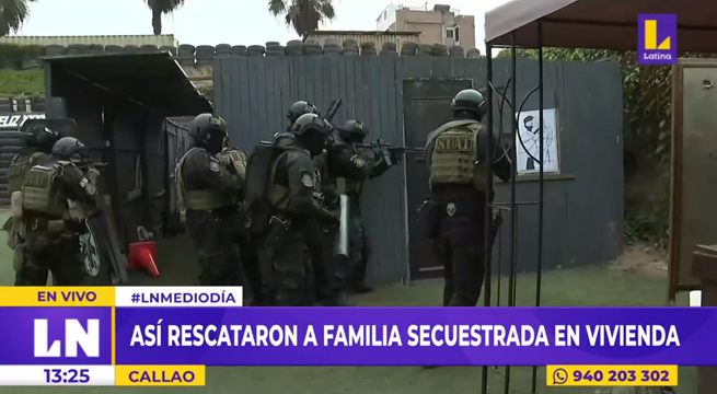 Así rescataron a familia secuestrada por expolicía en Puente Piedra