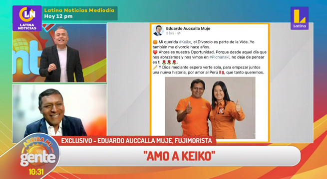 Simpatizante fujimorista confiesa su amor por Keiko Fujimori tras separación con Mark Vito