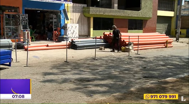 Trujillo: reportan caos en avenida Eguren por comercio ambulatorio y congestión vehicular