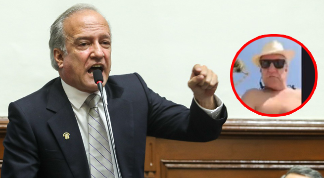 Congreso: Hernando Guerra García participa en sesión plenaria desde la playa