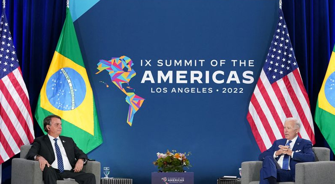 Jair Bolsonaro dice que la reunión con Joe Biden fue 