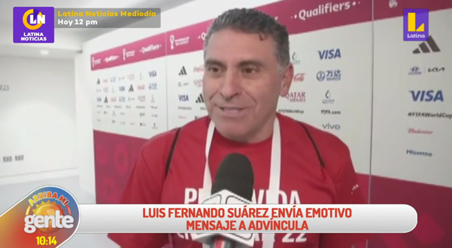 Luis Fernando Suárez dedicó emotivo mensaje a Luis Advíncula