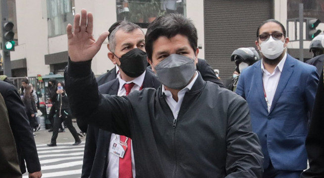 Pedro Castillo tras presentarse ante Fiscalía: 