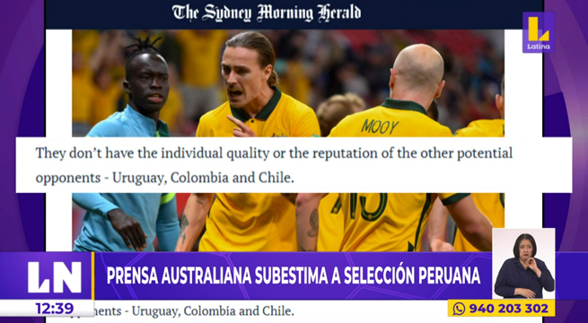 Prensa de Australia sobre Perú: 
