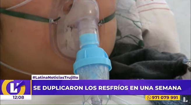 Trujillo: reportan 214 casos de infecciones respiratorias agudas en niños