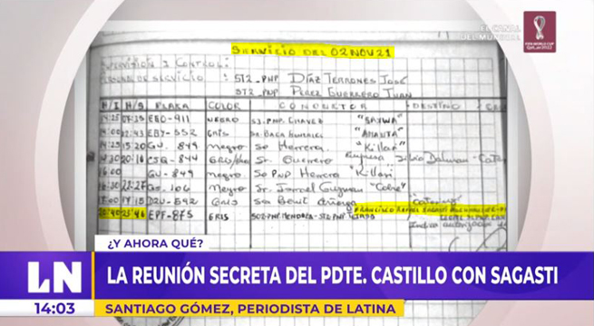La reunión secreta del presidente Pedro Castillo y Francisco Sagasti