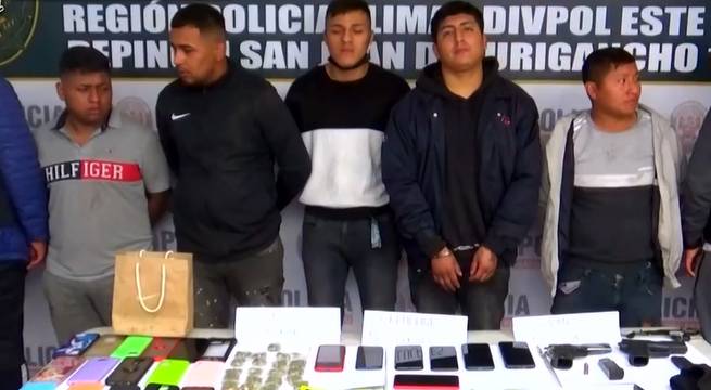 Lucha contra la delincuencia: golpe a Los Intocables de Bayóvar