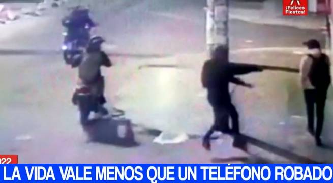 La vida vale menos que un celular robado