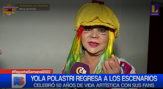 Yola Polastri volvió a los escenarios para celebrar sus 50 años de vida artística