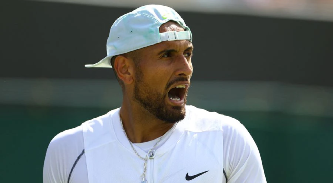 Kyrgios vence a chileno Garín y se mete en las semifinales de Wimbledon
