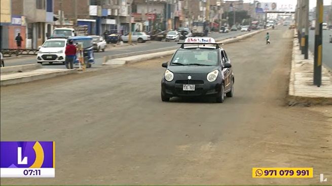 La Esperanza: conductores piden culminación de asfaltado en avenida Condorcanqui