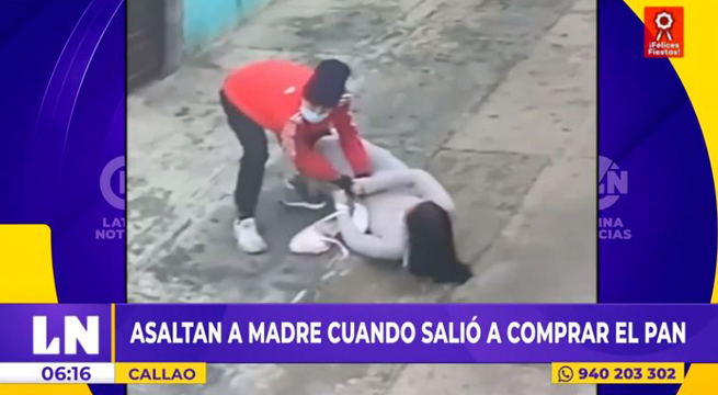 Callao: mujer sale a comprar pan y es arrastrada por delincuente