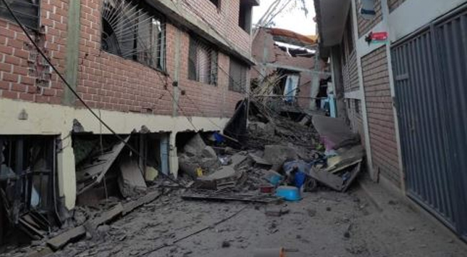 Cifra de damnificados por deslizamiento en Chavín de Huántar asciende a 204