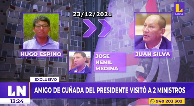 Empresa del amigo de Yenifer Paredes ganó millonaria licitación tras visitar dos ministerios