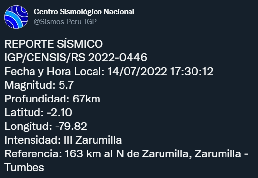 sismo tumbes