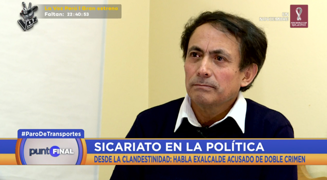 Cajamarca: exalcalde acusado de doble crimen acusa a rival político de víctimas