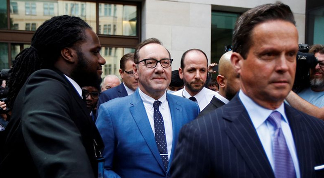 Kevin Spacey se declara inocente de los cargos por delitos sexuales