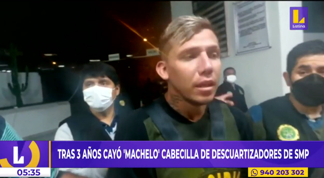 Cayó 'Machelo', cabecilla de banda que descuartizó a jóvenes en SMP