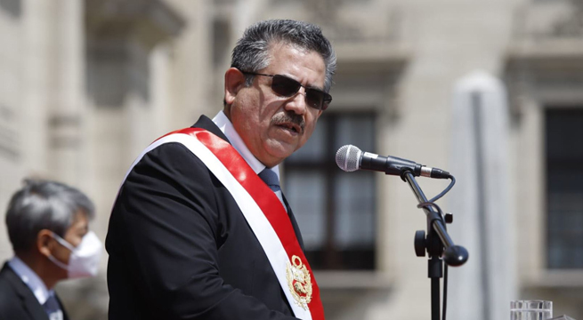 Comisión Permanente aprueba archivar denuncia contra Manuel Merino por el 14N