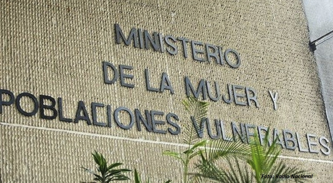 Ministerio de la Mujer rechaza proyecto para cambiar nombre del sector