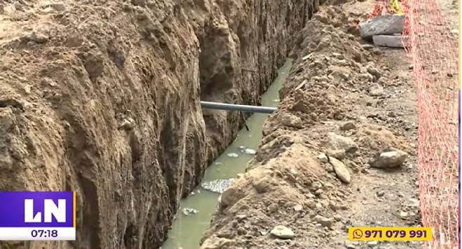 Trujillo: vecinos denuncian obra de desagüe inconclusa frente a colegio Daniel Hoyle