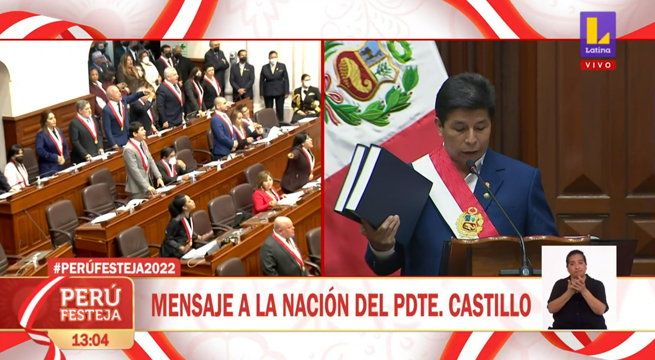 Congresistas despidieron a Pedro Castillo al grito de 