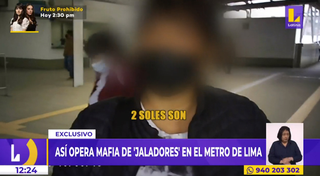 Así opera mafia de 'jaladores' que ofrece pasajes en el Metro de Lima