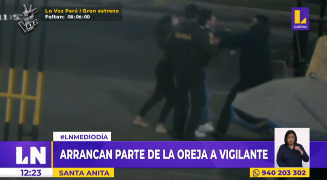 Santa Anita: arrancan parte de la oreja a vigilante durante gresca