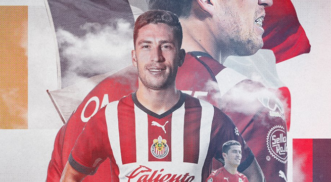 Santiago Ormeño fue anunciado como nuevo refuerzo de Chivas de Guadalajara