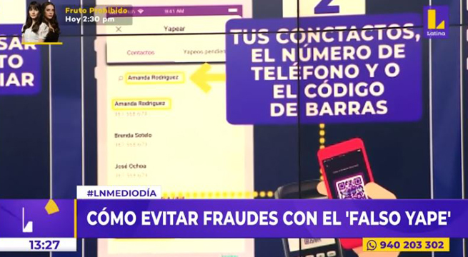 Conoce cómo evitar los fraudes con el ‘falso Yape’