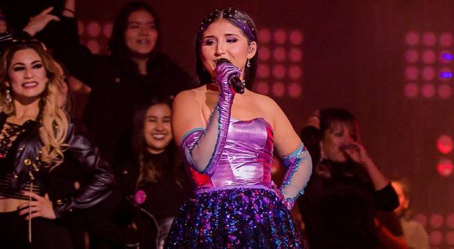 Milena Warthon brilló al cantar “Mix La nena / Warmisitay”
