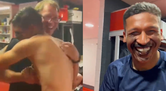 Fernando Pacheco y Gonzalo Sánchez fueron víctimas de una broma en el vestuario del Emmen