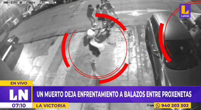 La Victoria: un muerto deja enfrentamiento entre bandas de proxenetas