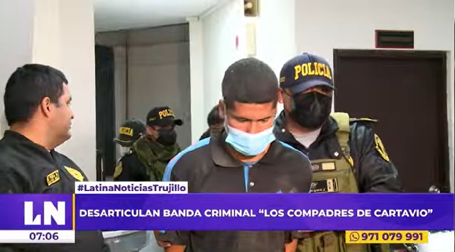 Trujillo: detienen a dos integrantes de la banda 'Los compadres de Cartavio'