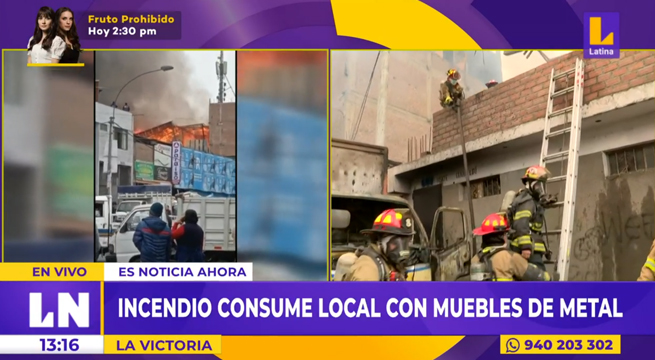 La Victoria: incendio en vivienda de Gamarra consumió galerías del emporio